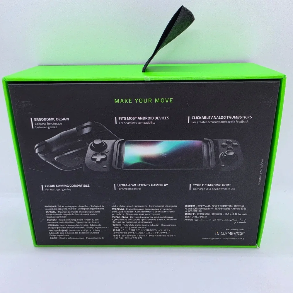 Razer Kishi Universal Gaming Controller for Android USB-C RZ06-02900100 Black